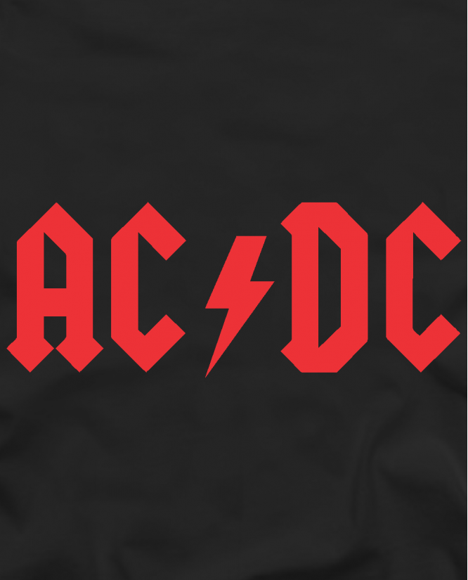 Marškinėliai AC/ DC logo